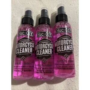 Muc-Off Nano Tech Bike Cleaner Spray Bottle Safe On All Parts 3pk 10.2 Oz Total